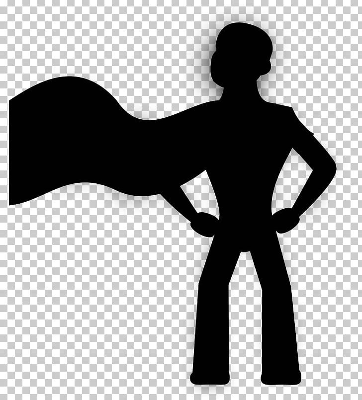 Superhero Silhouette Superman Batman PNG, Clipart, Animals, Arm, Batman, Black And White, Cartoon Free PNG Download