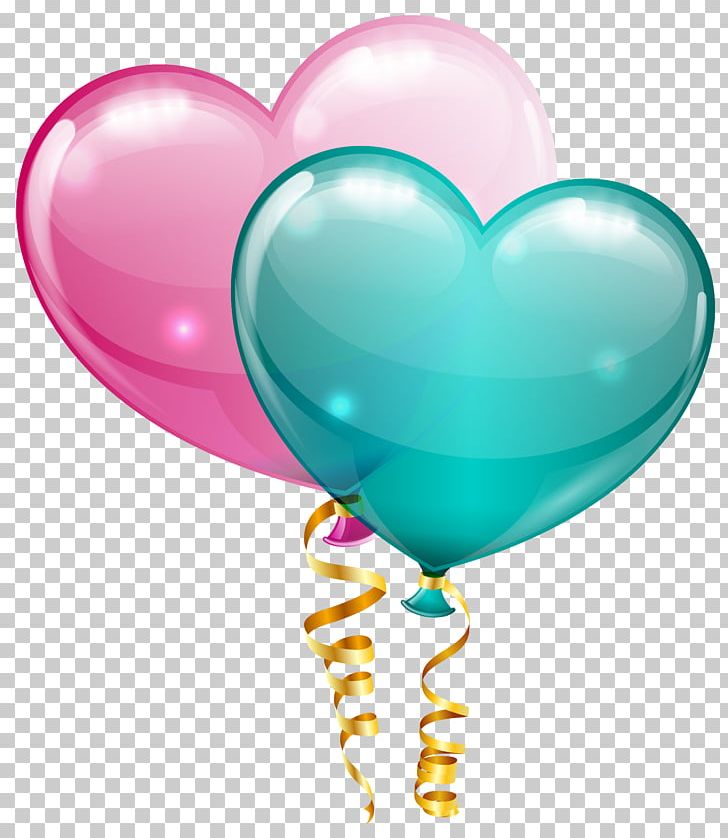 Heart Balloon Blue PNG, Clipart, Balloon, Blue, Clip Art, Color, Green Free PNG Download