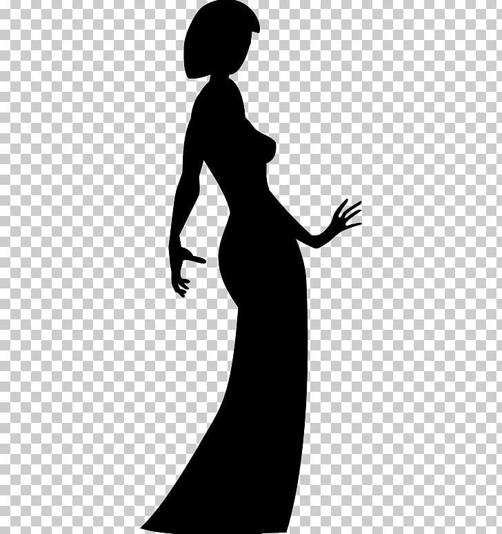 Woman Silhouette Dress Clothing PNG, Clipart, Art, Bermuda Shorts, Black, Black And White, Clothing Free PNG Download