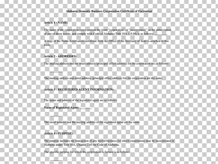 Articles Of Incorporation Certificate Of Incorporation Non-stock Corporation PNG, Clipart, Angle, Area, Articles Of Incorporation, Business, Certificate Of Incorporation Free PNG Download