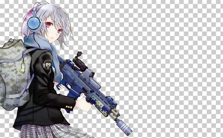 Anime Female Girls With Guns Firearm PNG, Clipart, 1080p, Action Figure, Anime, Anime Convention, Cartoon Free PNG Download
