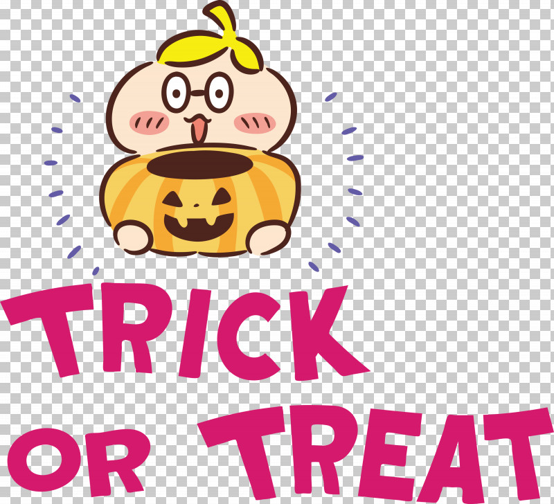 TRICK OR TREAT Halloween PNG, Clipart, Behavior, Cartoon, Geometry, Halloween, Happiness Free PNG Download