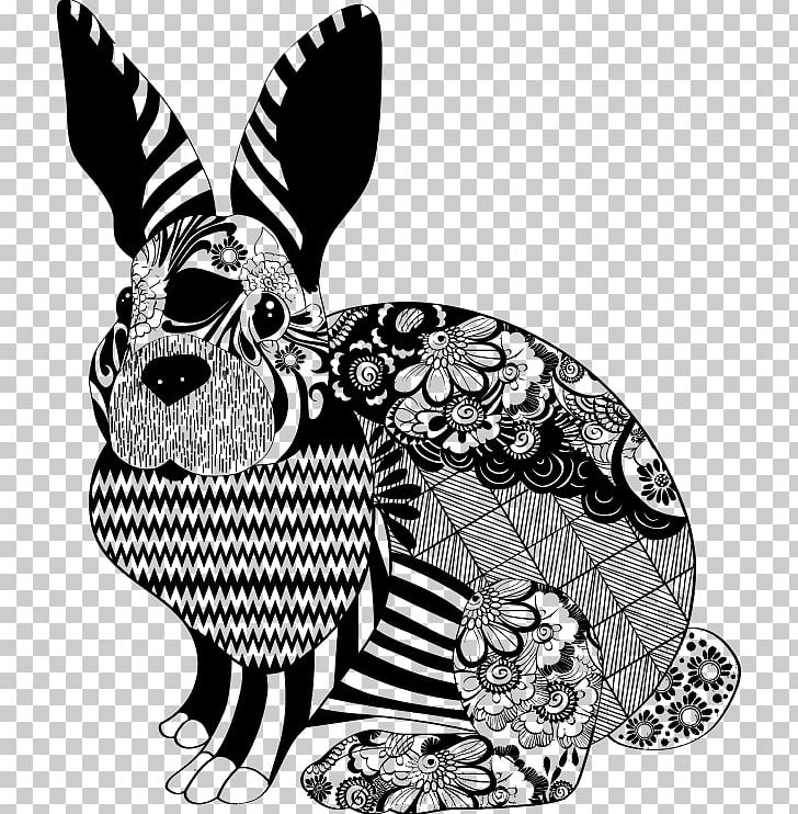 Easter Bunny Domestic Rabbit T-shirt Hare PNG, Clipart, Autocad Dxf, Black And White, Carnivoran, Clothing, Dog Like Mammal Free PNG Download