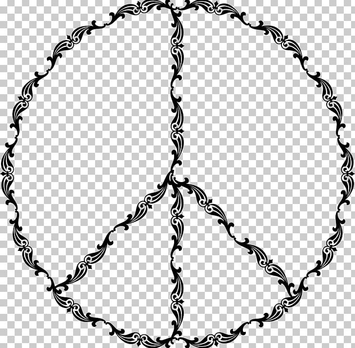Peace Symbols Computer Icons PNG, Clipart, Area, Art, Black And White, Body Jewelry, Chain Free PNG Download