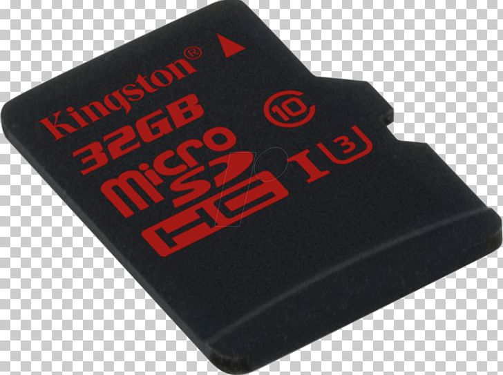 Flash Memory Cards MicroSD Secure Digital SDHC Kingston Class 10/UHS-I PNG, Clipart, Adapter, Computer Data Storage, Electronics Accessory, Flash Memory, Flash Memory Cards Free PNG Download