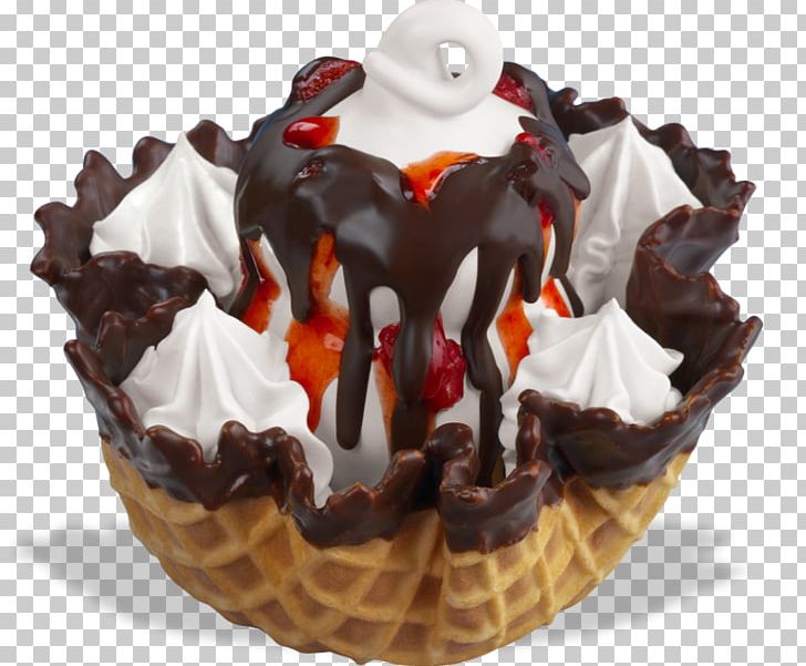 Ice Cream Cones Waffle Sundae Chocolate Brownie PNG, Clipart, Banana Split, Belgian Waffle, Bowl, Chocolate, Cream Free PNG Download