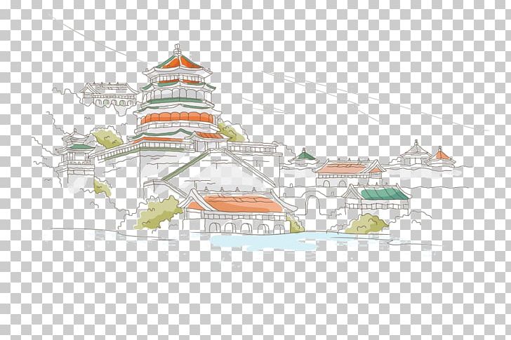 Architecture Fukei Drawing Landscape Painting Illustration PNG, Clipart, Architecture, Art, Build, Building, Building Blocks Free PNG Download