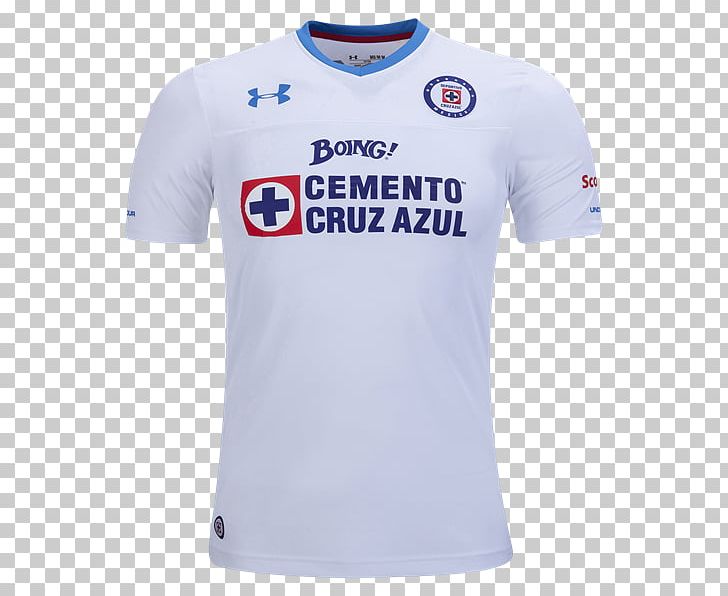 Cruz Azul T-shirt 2017–18 Liga MX Season Estadio Azul Jersey PNG, Clipart, Active Shirt, Brand, Clothing, Cruz Azul, Estadio Azul Free PNG Download