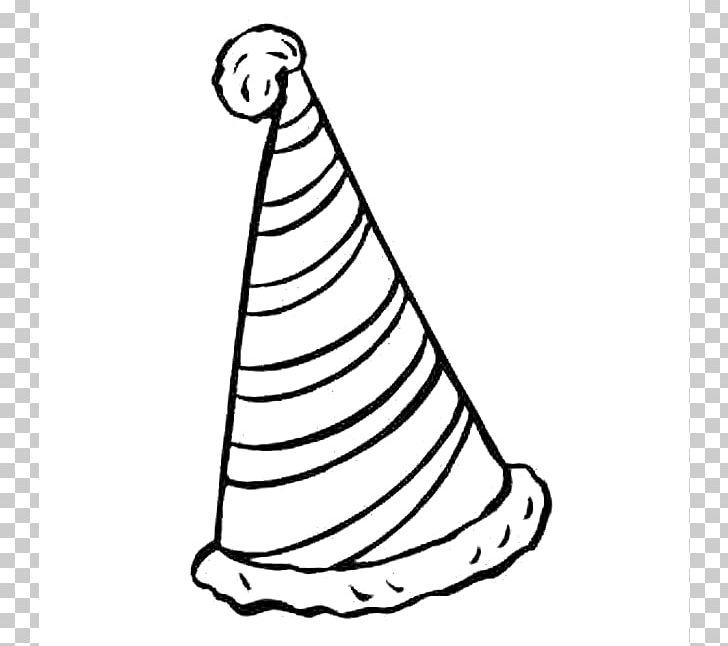 Party Hat Black And White Birthday PNG, Clipart, Area, Art, Birthday, Black And White, Cap Free PNG Download