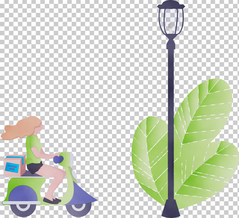 Transport Leaf Plant Vehicle Kick Scooter PNG, Clipart, Delivery, Girl, Kick Scooter, Leaf, Motorcycle Free PNG Download