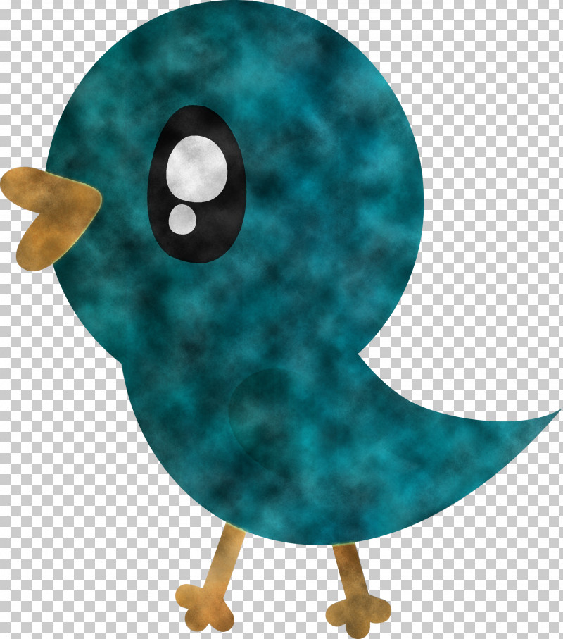 Turquoise Cartoon Teal Duck Bird PNG, Clipart, Beak, Bird, Cartoon, Cartoon Bird, Cute Bird Free PNG Download