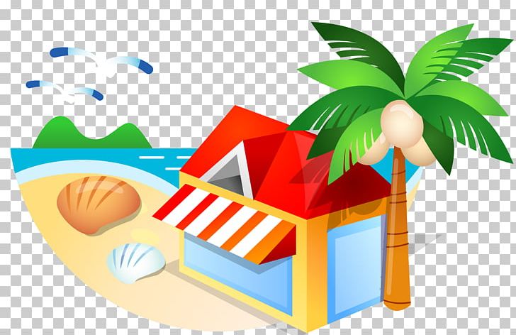 Sandy Beach Beach Hut PNG, Clipart, Beach, Beaches, Beach Hut, Beach Party, Beach Vector Free PNG Download