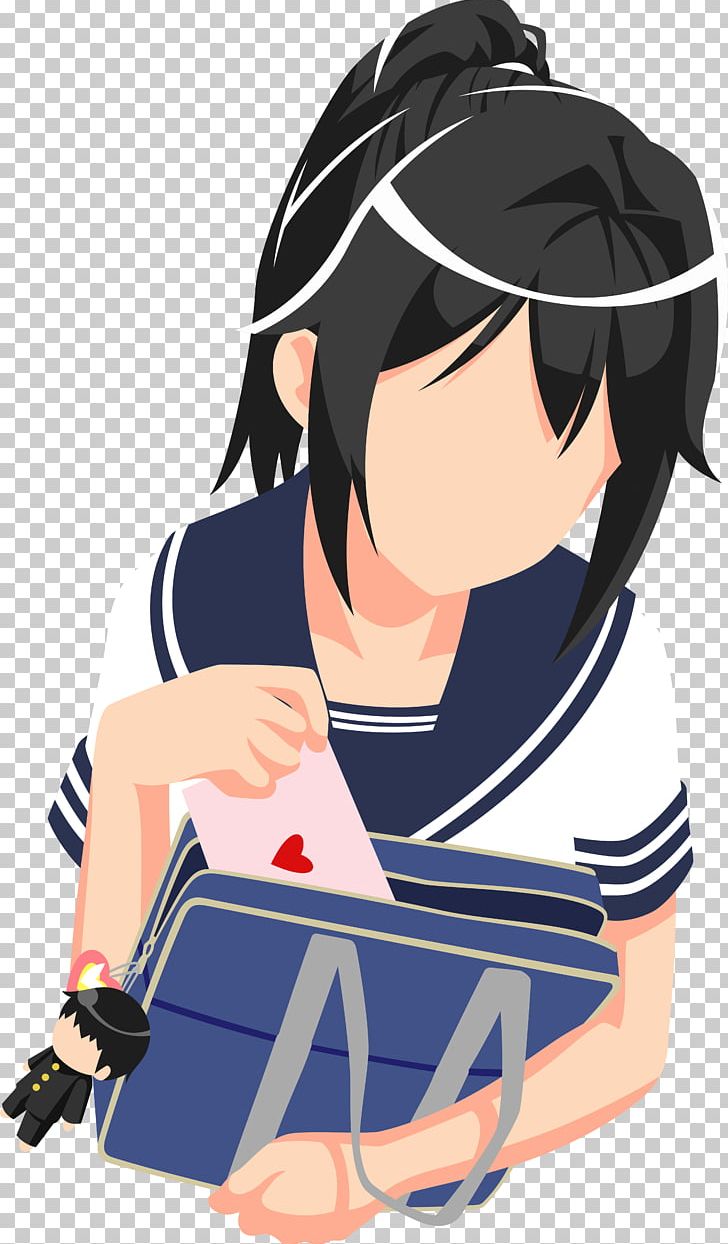 Yandere Simulator Yuno Gasai Desktop PNG, Clipart, 1080p, Anime, Ayano, Black Hair, Cartoon Free PNG Download