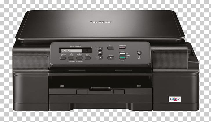 Multi-function Printer Brother DCP-J105 Brother Industries Inkjet Printing PNG, Clipart, Brother, Brother Industries, Dcp, Dots Per Inch, Electronic Device Free PNG Download