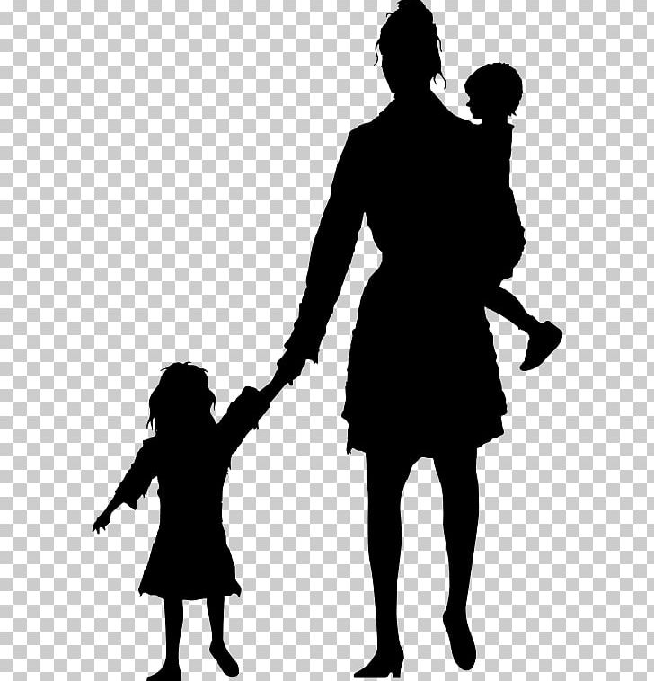 Mother Child Silhouette PNG, Clipart, Black And White, Child, Family, Father, Human Behavior Free PNG Download
