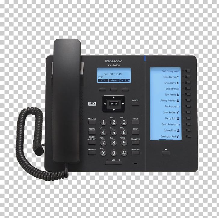 VoIP Phone Panasonic KX-HDV230 Session Initiation Protocol Business Telephone System PNG, Clipart, Amr, Asterisk, Business Telephone System, Call Blocking, Caller Id Free PNG Download