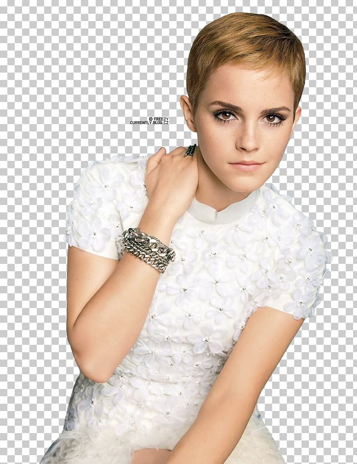 Emma Watson Pixie Cut Short Hair Hairstyle Png Clipart