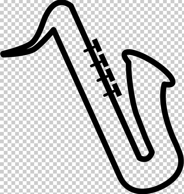 Saxophone Musical Instruments Jazz PNG, Clipart, Area, Black, Black And White, Brand, Computer Icons Free PNG Download