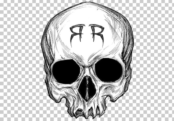 Drawing Line Art Skull PNG, Clipart, Art, Black And White, Black Skull, Bone, Can Stock Photo Free PNG Download