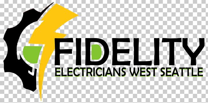 Fidelity Electricians West Seattle Logo Brand Product Design PNG, Clipart, Area, Brand, Electrician, Fidelity, Graphic Design Free PNG Download