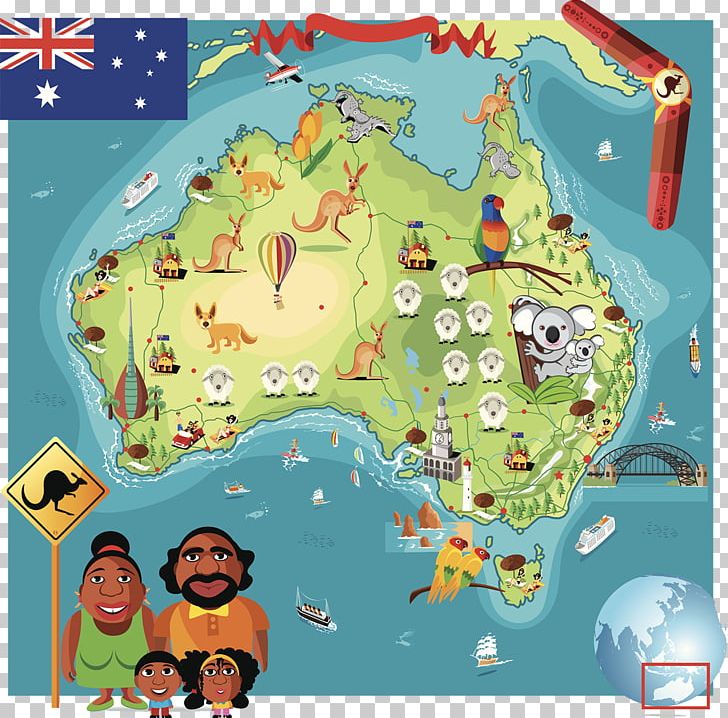 Australia Map Cartoon PNG, Clipart, Animals, Animal Vector, Anime Girl, Area, Art Free PNG Download