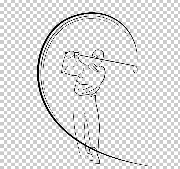 Golfer Illustration PNG, Clipart, Angle, Black, Black And White, Cartoon, Cdr Free PNG Download
