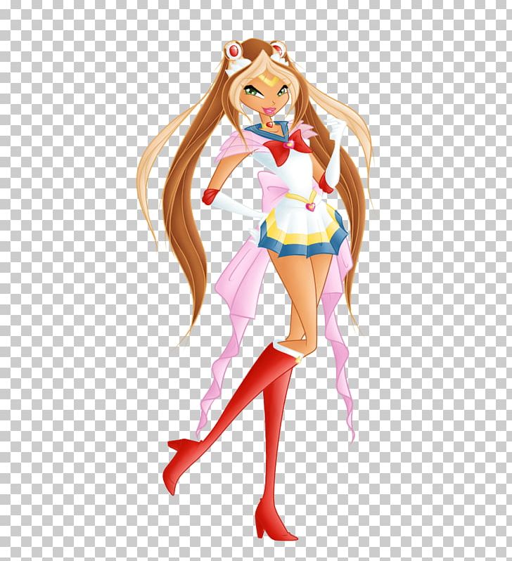 Flora Bloom Sailor Moon Musa Stella PNG, Clipart, Alfea, Anime, Art, Bloom, Brown Hair Free PNG Download