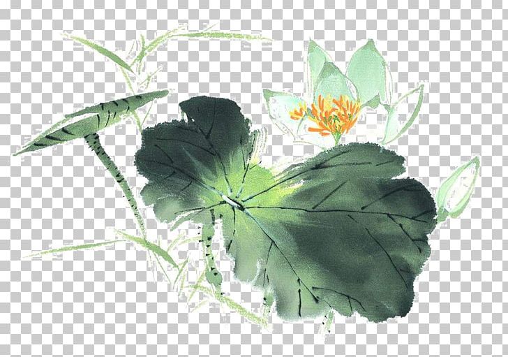 Nelumbo Nucifera Ink Wash Painting PNG, Clipart, Chinese Painting, Christmas Decoration, Color, Computer Wallpaper, Decor Free PNG Download