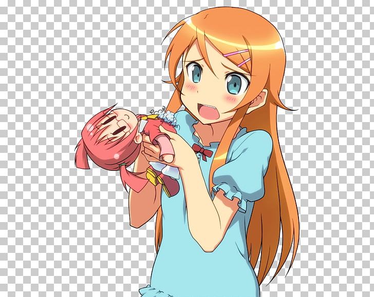 Oreimo Anime Desktop PNG, Clipart, Animerica, Arm, Art, Brown Hair, Cartoon Free PNG Download