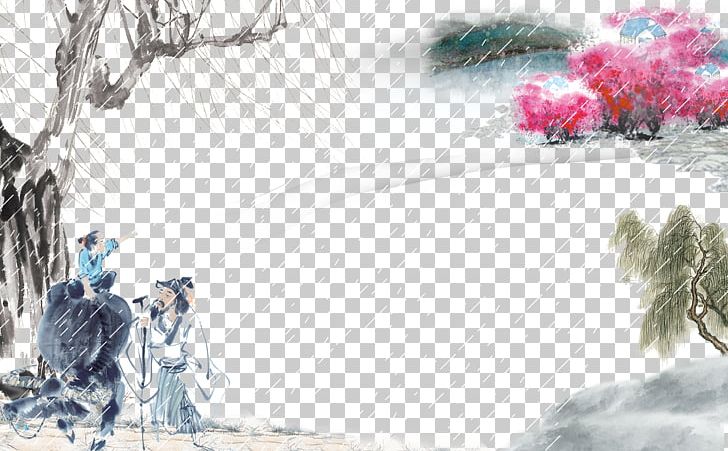 China Qingming Festival Yushui PNG, Clipart, Advertising Design, Branch, Cartoon, Culture, Design Material Free PNG Download