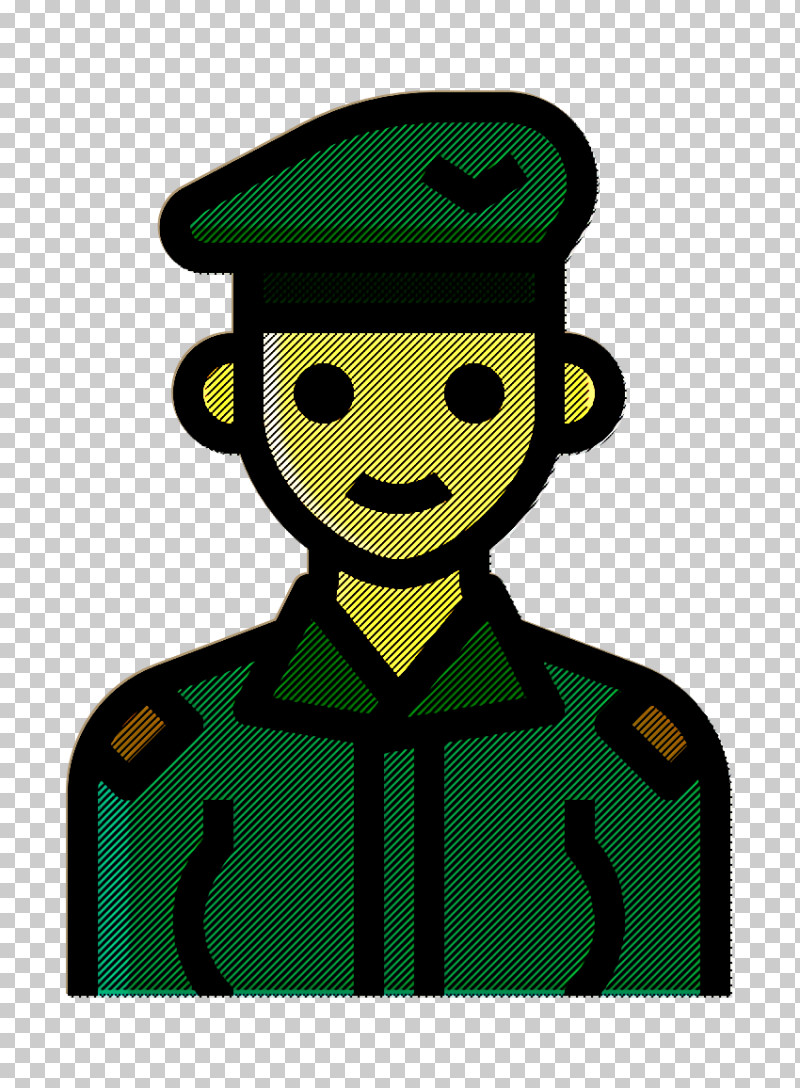 Occupation Woman Icon Soldier Icon PNG, Clipart, Cartoon, Green, Headgear, Occupation Woman Icon, Riddler Free PNG Download
