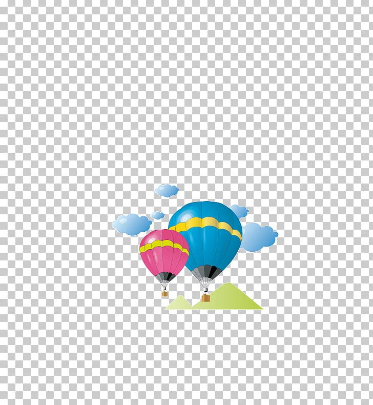 Childlike Cartoon Hot Air Balloon Decorative Figure PNG, Clipart, Air, Balloon, Cartoon, Cartoon Character, Cartoon Eyes Free PNG Download