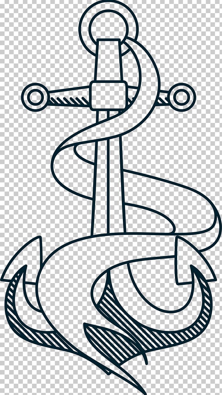 Anchor Rope PNG, Clipart, Air, Area, Art, Black And White, Breath Free PNG Download