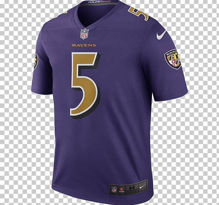 Baltimore Ravens T-shirt NFL Color Rush Jersey PNG, Clipart ...
