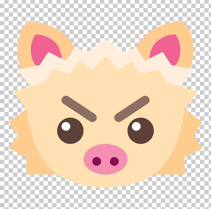 Pig Computer Icons Snout PNG, Clipart, Animals, Canidae, Carnivoran, Cartoon, Character Free PNG Download