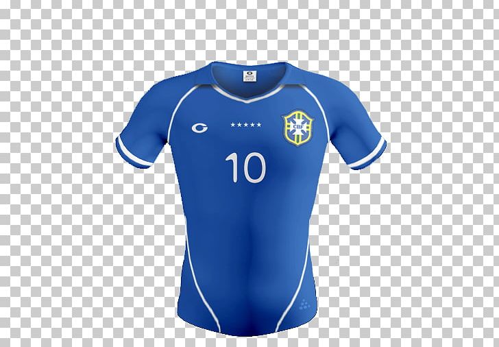 Sports Fan Jersey T-shirt Sleeve Outerwear Uniform PNG, Clipart, Active Shirt, Blue, Brazilian Football Confederation, Clothing, Cobalt Blue Free PNG Download