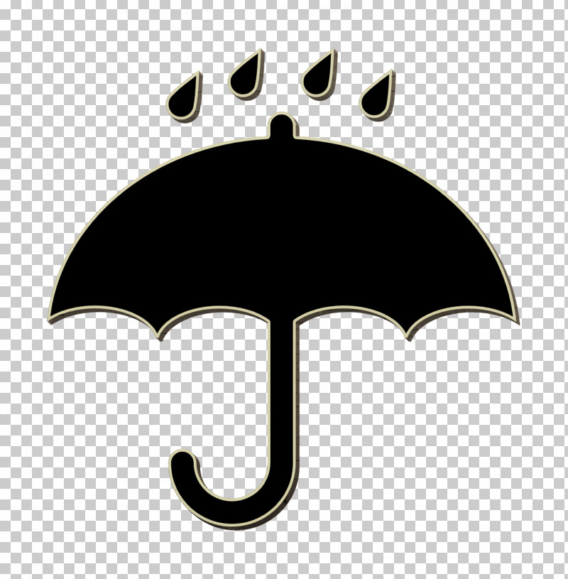 Icon Black Opened Umbrella Symbol With Rain Drops Falling On It Icon Logistics Delivery Icon PNG, Clipart, Icon, Logistics Delivery Icon, Logo, Silhouette, Symbol Free PNG Download
