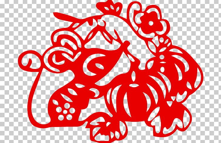 Chinese Zodiac Rat Silhouette Ox Papercutting PNG, Clipart, Animals, Area, Art, Artwork, Chinese Lantern Free PNG Download