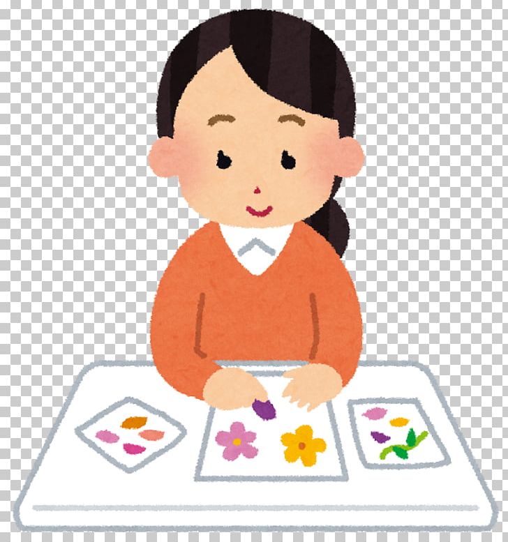 Osakaichiritsumiyakojima Kumin Center Pressed Flower Craft Child PNG, Clipart, Art, Boy, Cartoon, Cheek, Child Free PNG Download