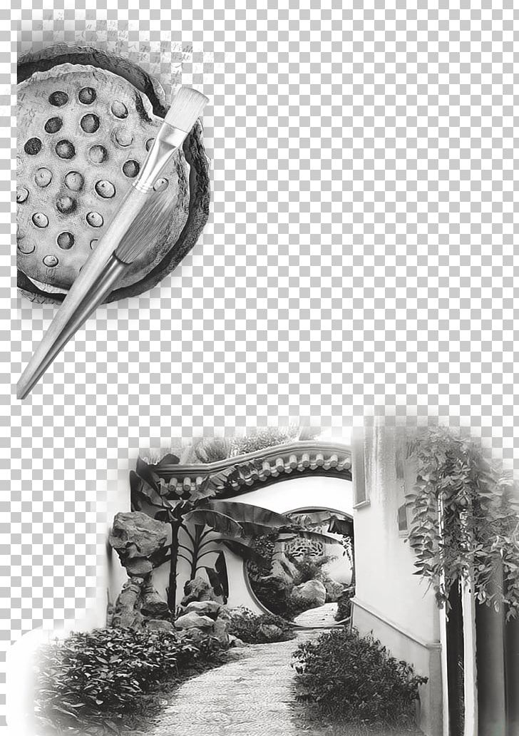 Ink Wash Painting Chinoiserie Poster PNG, Clipart, Arch, China, Chinese Style, Creative Ads, Creative Artwork Free PNG Download