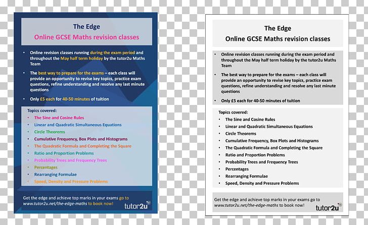 Tutor General Certificate Of Secondary Education Test Study Skills Edexcel PNG, Clipart, Advertising, Aqa, Brand, Completing The Square, Edexcel Free PNG Download