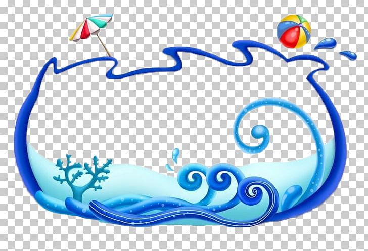 Sea Wind Wave Circle Marine Biology Fundal PNG, Clipart, Blue, Border Frame, Cartoon, Christmas Frame, Class Free PNG Download