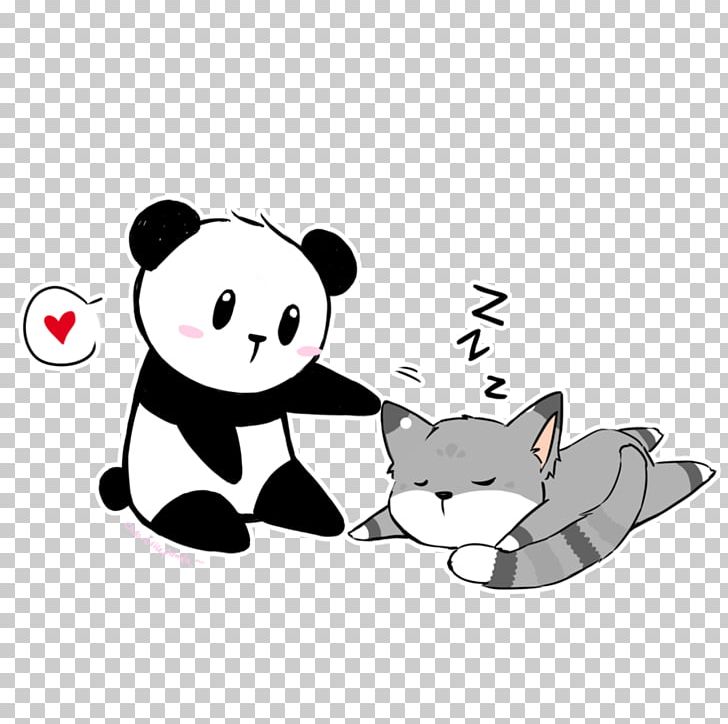 Giant Panda Cat Kitten Drawing Puppy PNG, Clipart, Animals, Animation, Anime, Art, Avatan Free PNG Download