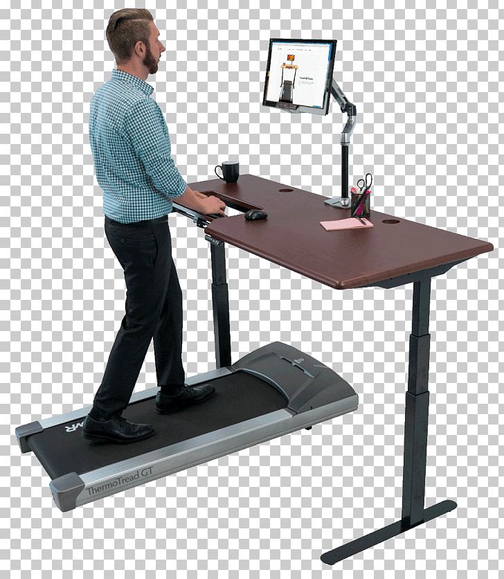 Treadmill Desk Standing Desk PNG, Clipart, Angle, Balance, Computer Desk, Desk, Exercise Equipment Free PNG Download