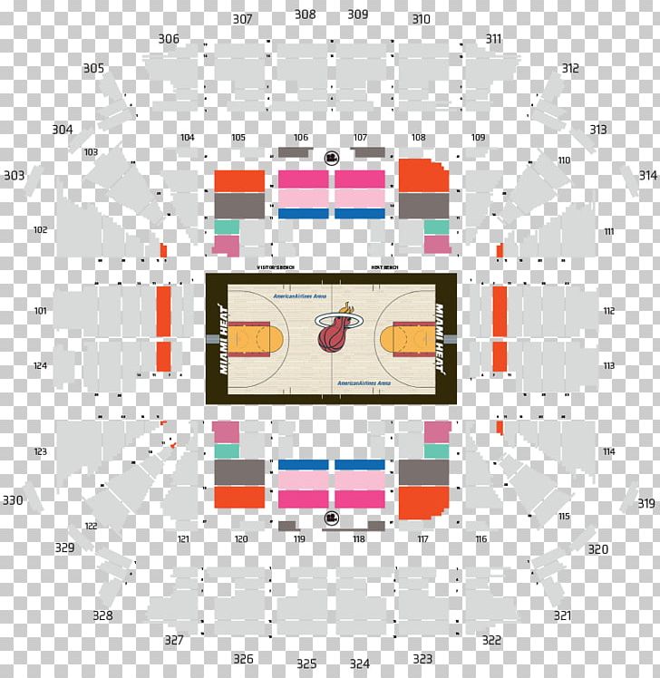 Miami Heat American Airlines Arena NBA Ticket New York Knicks PNG, Clipart, American Airlines Arena, Area, Brand, Diagram, Graphic Design Free PNG Download