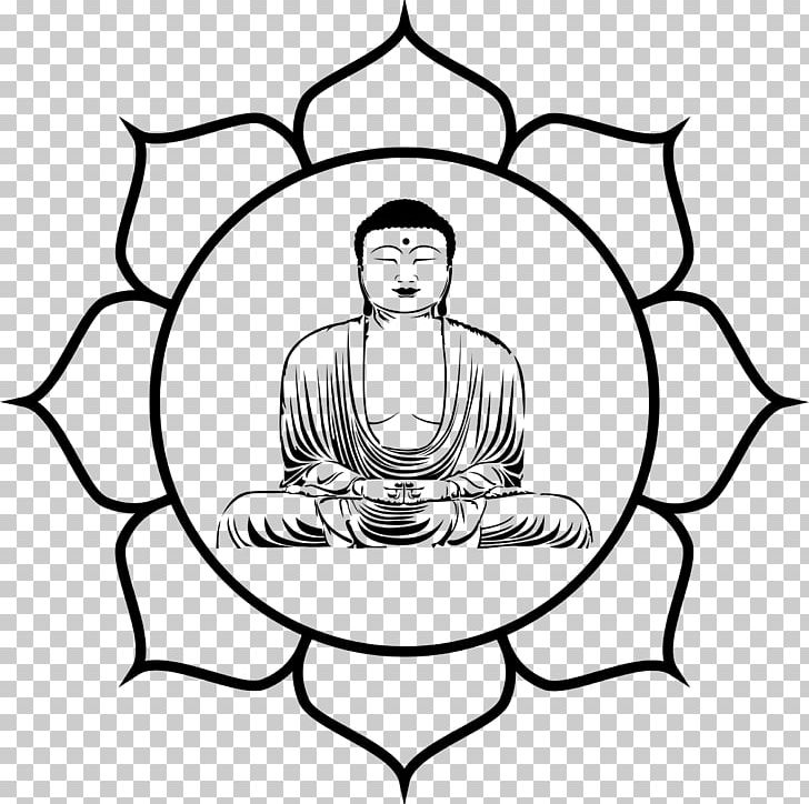 Buddhist Symbolism Buddhism Buddhahood PNG, Clipart, Art, Artwork, Black, Black And White, Buddharupa Free PNG Download