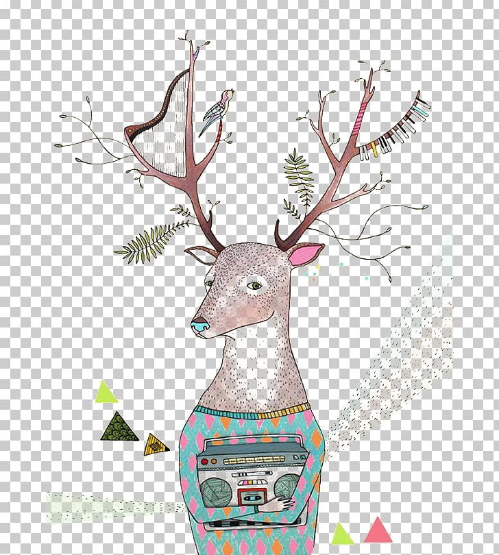 Drawing Art Painting Illustrator Illustration PNG, Clipart, Animals, Antler, Antlers, Art, Artist Free PNG Download