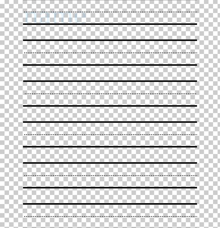 Printing And Writing Paper Ruled Paper Template PNG, Clipart, Angle, Area, Black And White, Document, Handwriting Free PNG Download