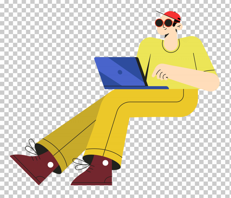 Man Sitting On Chair PNG, Clipart, Cartoon, Headgear, Hm, Joint, Man Free PNG Download