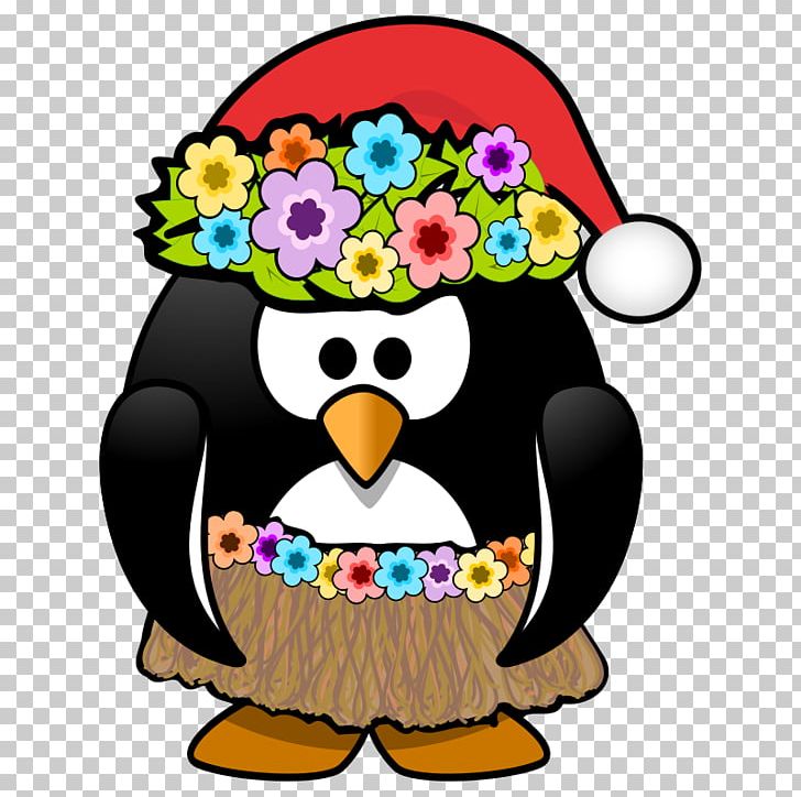 Hawaiian Santa Claus Christmas PNG, Clipart, Artwork, Beak, Bird, Christmas, Christmas In Hawaii Free PNG Download